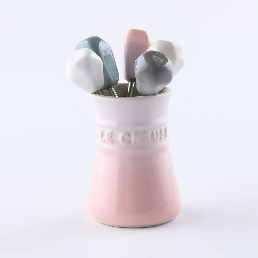 LE CREUSET-瓷餐叉組5入 (貝殼粉/淡粉紫/湖水綠/蛋白霜/燧石灰) 歷史價格詳細信息