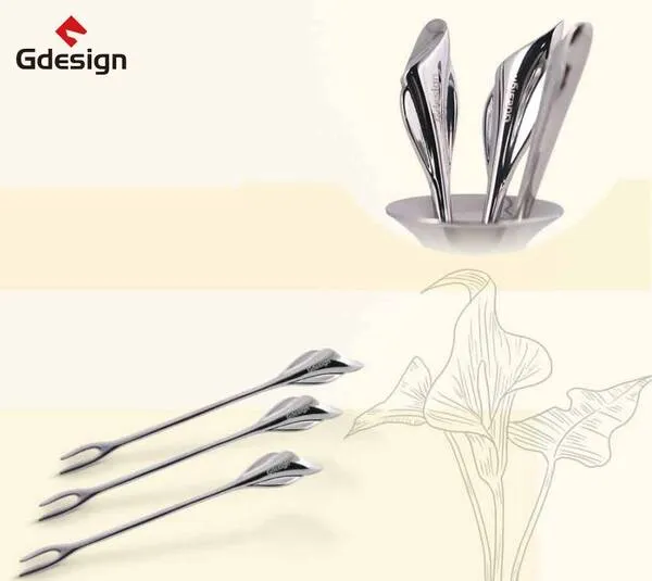 【Gdesign】Calla Lily海芋系列精美餐桌用品-水果叉(三入) G-SSK019 價格比較,價格查詢,歷史價格詳細信息