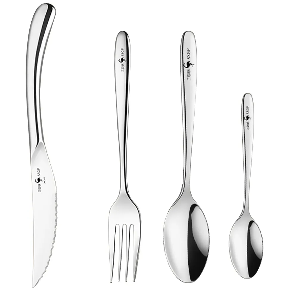 PUSH!餐具316不銹鋼叉子刀叉牛排刀叉西餐餐具二件套裝E161 歷史價格詳細信息