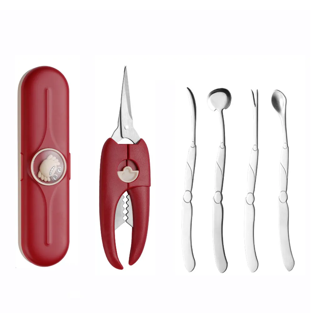 PUSH!餐具不鏽鋼吃螃蟹工具蟹夾蟹具核桃夾2件套D32 歷史價格詳細信息