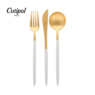 葡萄牙Cutipol GOA系列-白金新三件餐具組-叉匙筷 歷史價格詳細信息