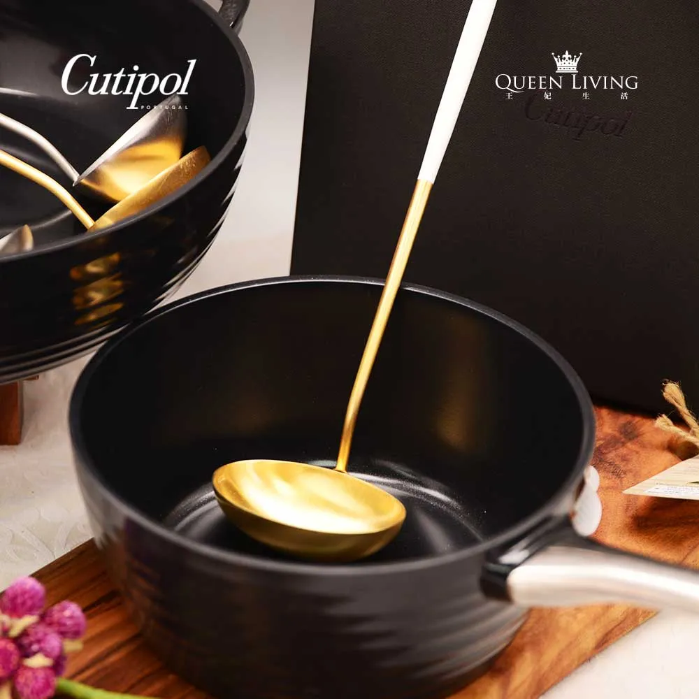 葡萄牙Cutipol GOA系列-白金新三件餐具組-叉匙筷 歷史價格詳細信息