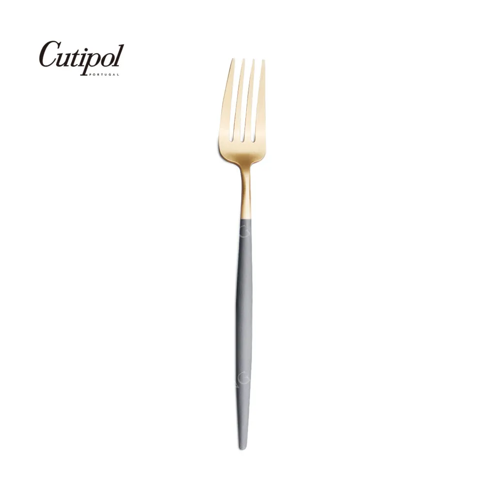 葡萄牙Cutipol GOA系列-灰金霧面不銹鋼-21.5cm主餐刀叉匙-3件組 歷史價格詳細信息