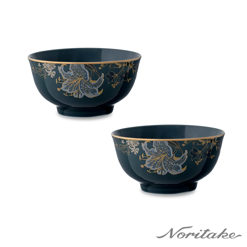 【NORITAKE】華麗年代骨瓷金邊飯碗11.5CM(奢華餐碗買一送一) 歷史價格詳細信息
