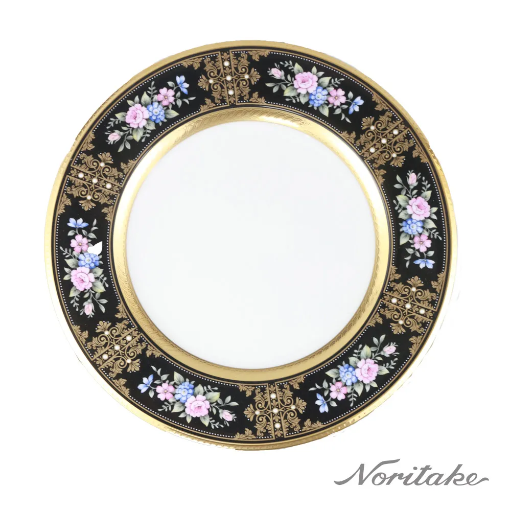 【NORITAKE】華麗年代骨瓷金邊飯碗11.5CM(奢華餐碗買一送一) 歷史價格詳細信息