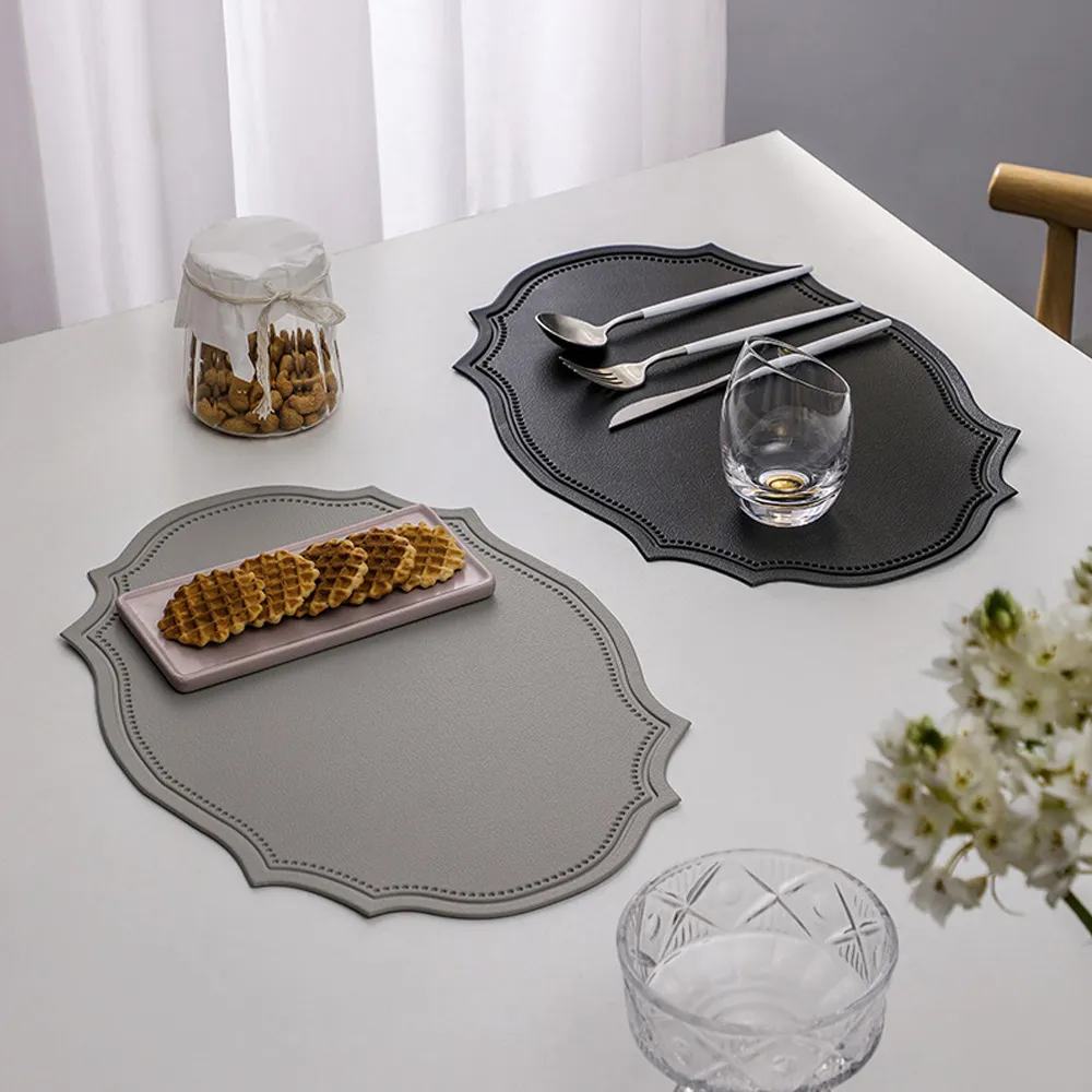 復古皮革防水防油花紋餐墊 歷史價格詳細信息