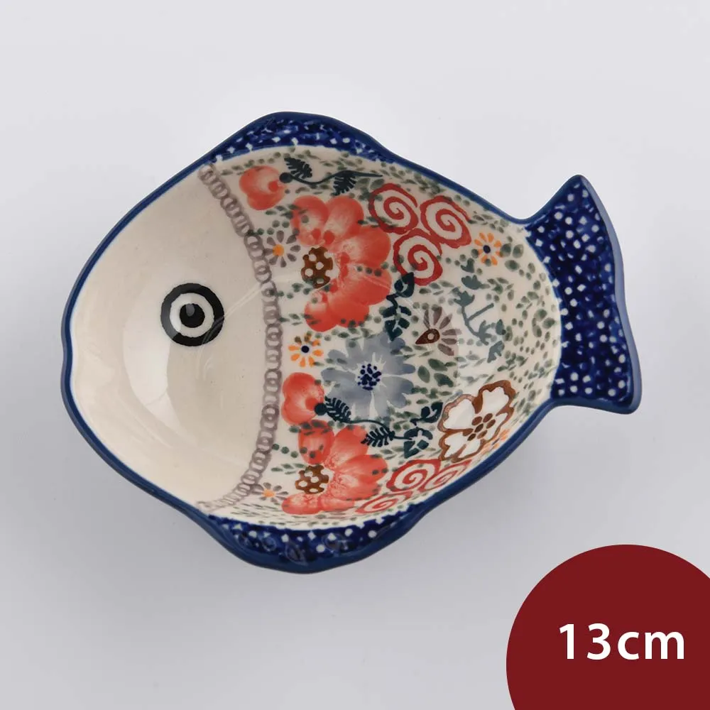波蘭陶 瑰麗逸采系列 魚形深盤 19cm 波蘭手工製 歷史價格詳細信息