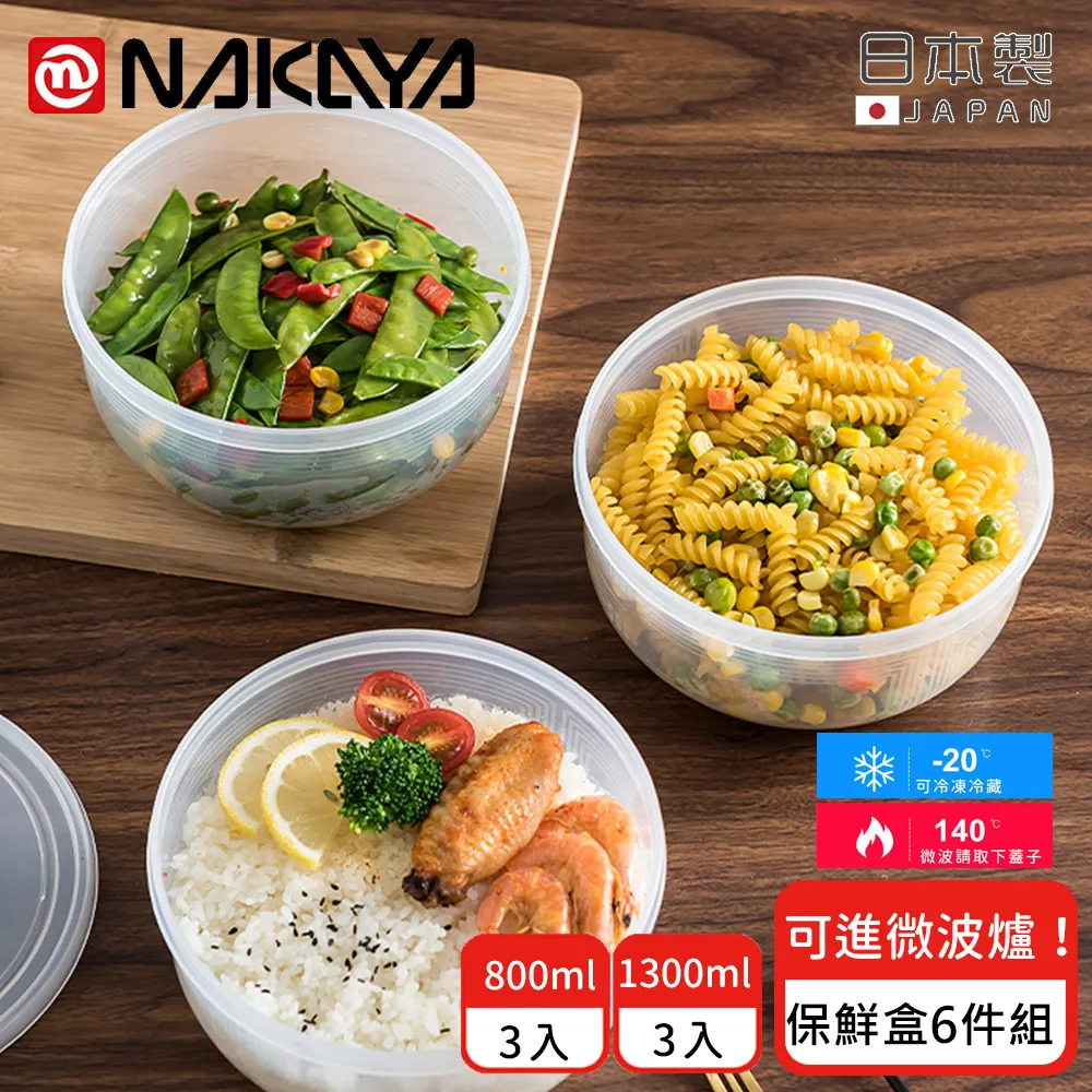 【NAKAYA】日本製圓形透明收納/食物保鮮盒(1300ML) 歷史價格詳細信息