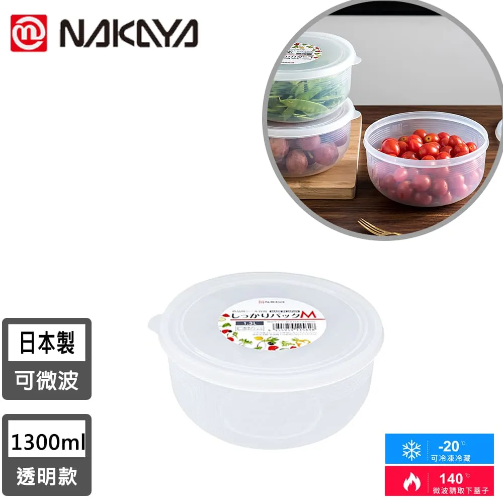 【NAKAYA】日本製圓形透明收納/食物保鮮盒(1300ML) 歷史價格詳細信息