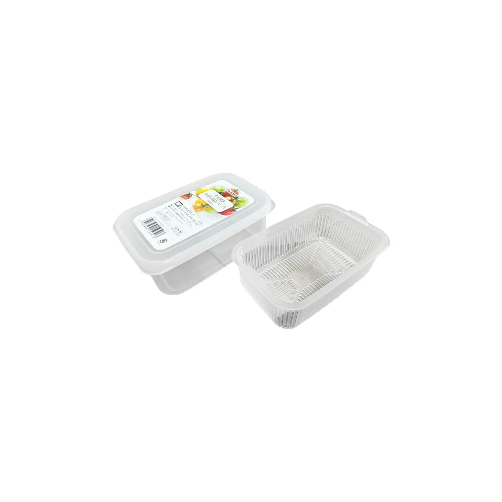 日本製NAKAYA方形可瀝水保鮮盒-1100ml-3入 歷史價格詳細信息