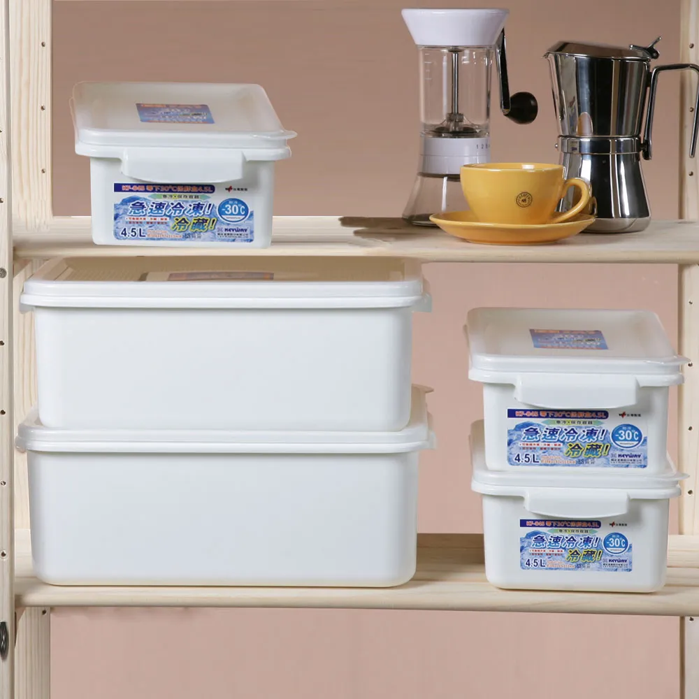 《真心良品》雷納急鮮耐冷保鮮盒(7.5L+2.5L) 6入組 歷史價格詳細信息