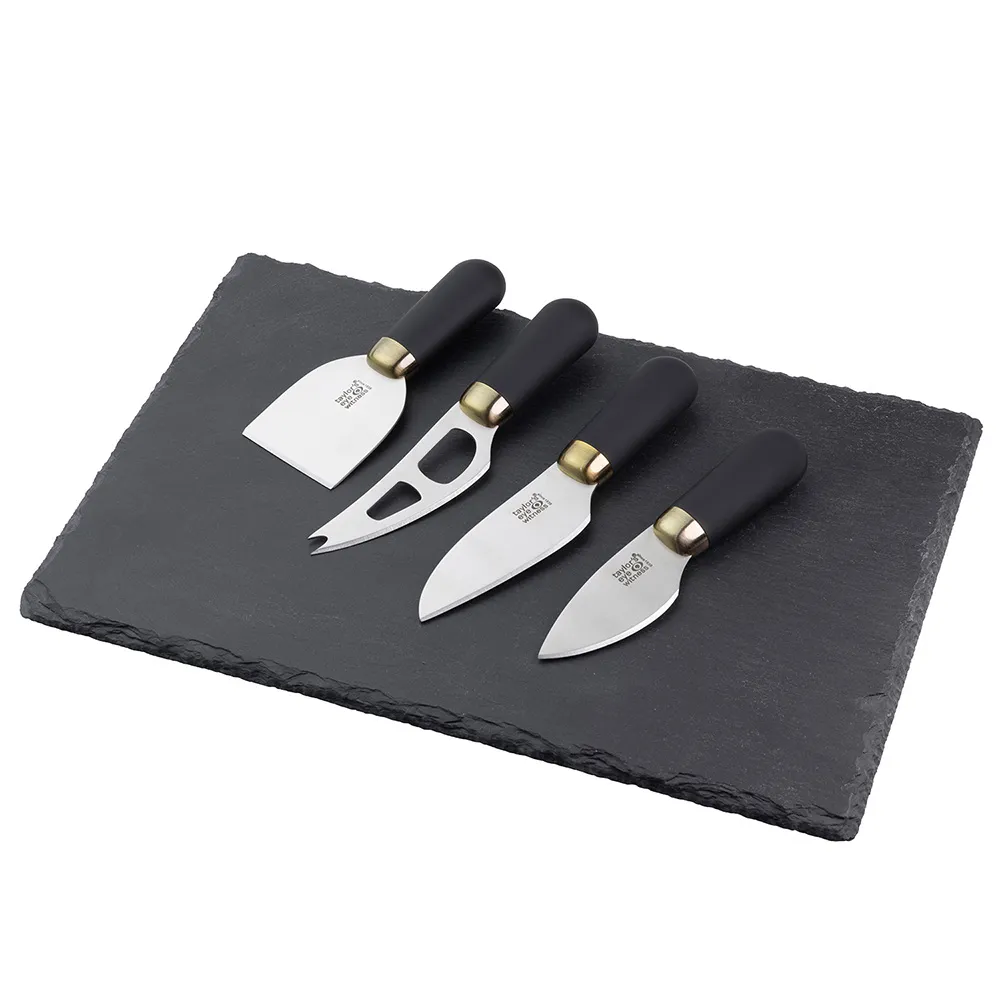 TaylorsEye Brooklyn磐石輕食盤+起司刀4件(銀) 歷史價格詳細信息