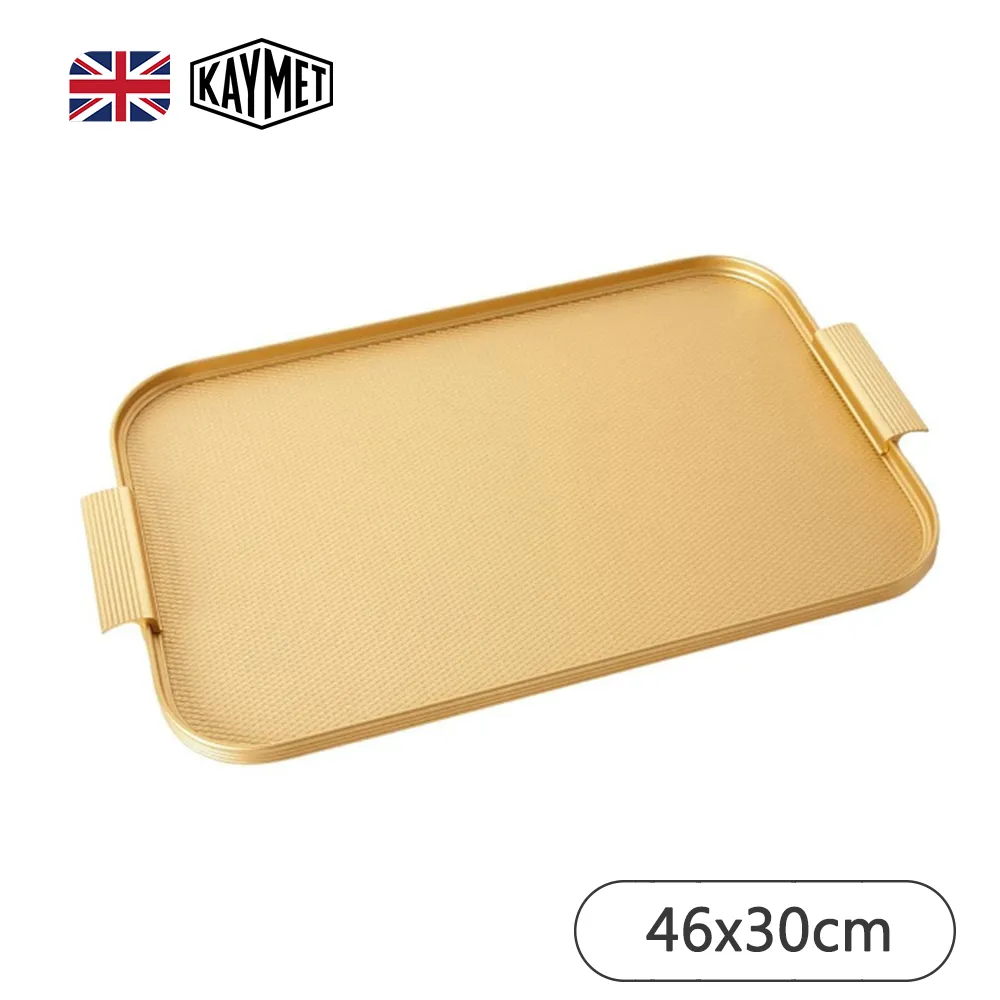 【Kaymet】長方托盤/金/47x32cm(英國女王加冕御用品) 歷史價格詳細信息