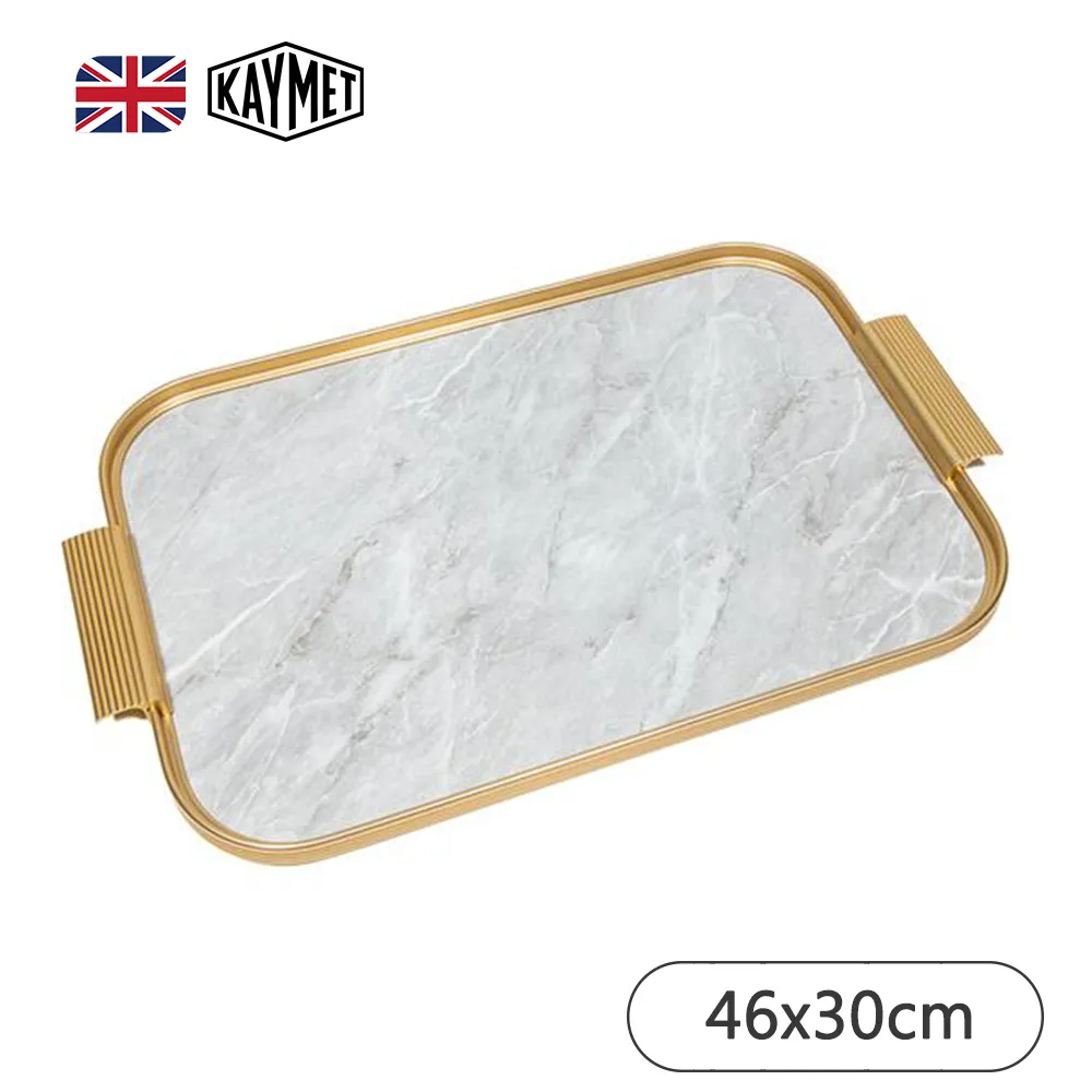 【Kaymet】長方托盤/金/47x32cm(英國女王加冕御用品) 歷史價格詳細信息