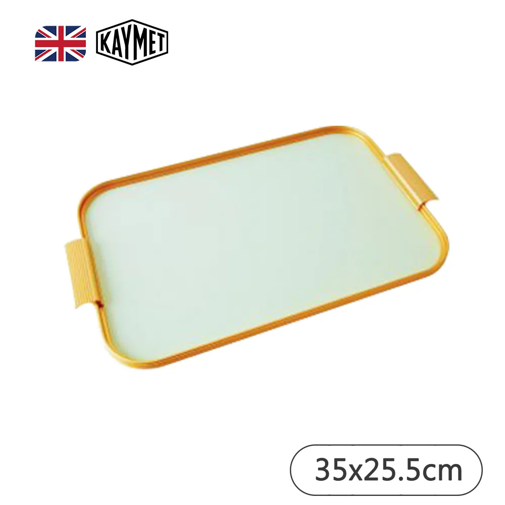 【Kaymet】長方托盤/金/47x32cm(英國女王加冕御用品) 歷史價格詳細信息