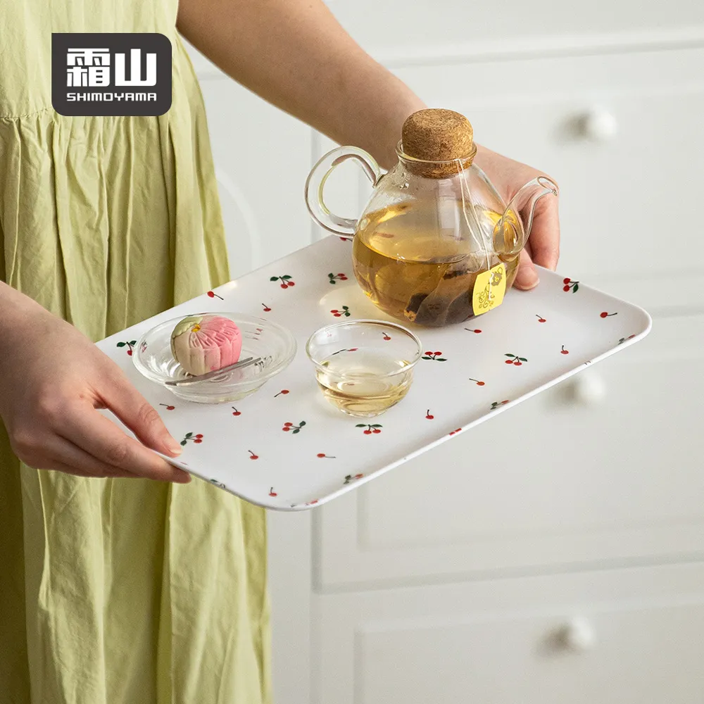 【日本霜山】樱桃印花嬰幼兒棉紗蓋毯(附收納袋)-112x112cm 歷史價格詳細信息