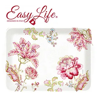 美耐皿托盤 下午茶 Easy Life 英格蘭老式玫瑰 中 33*22 cm 義大利 歷史價格詳細信息