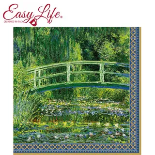 【義大利EASY LIFE】 餐巾紙 ▶ 睡蓮 (莫內) 蝶谷巴特　手工藝 歷史價格詳細信息
