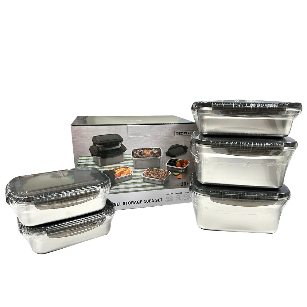 【NEOFLAM】不鏽鋼長型保鮮盒6件組-法式夢幻雪酪款(烤箱適用) 歷史價格詳細信息