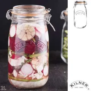 【KILNER】多功能扣式密封貯存罐2入組(1.0L) 歷史價格詳細信息