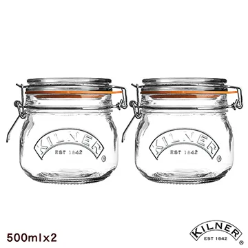 【KILNER】多功能扣式密封貯存罐2入組(1.0L) 歷史價格詳細信息