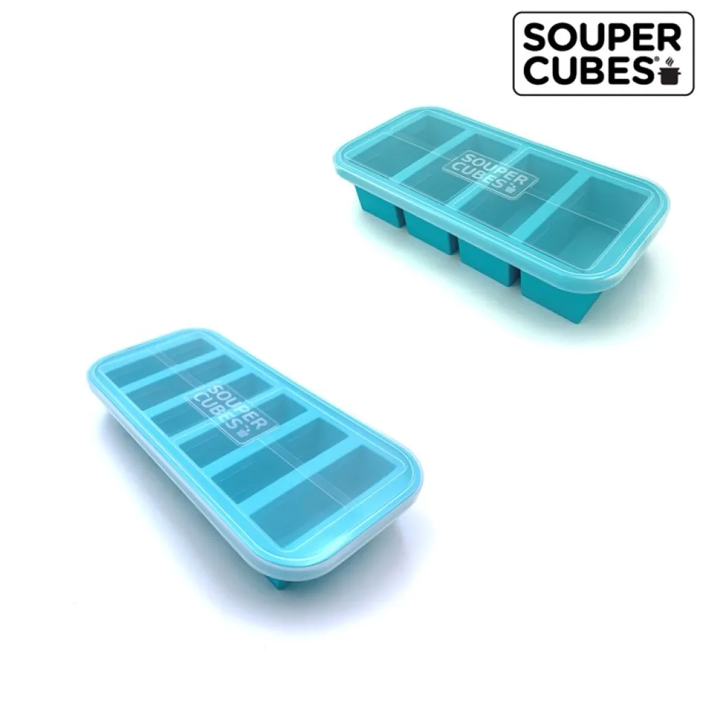 【Souper Cubes】多功能食品級矽膠保鮮盒-5件組(2+4+6+10+10) 歷史價格詳細信息