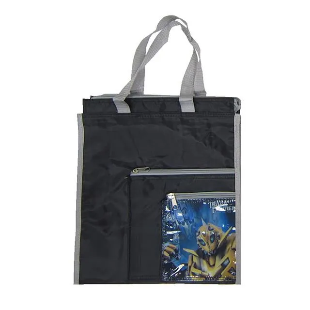 【正版】變形金剛 大容量帆布提袋/拉鍊購物袋-藍色 歷史價格詳細信息