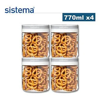【sistema】紐西蘭進口旋轉密封罐770ml四入組 歷史價格詳細信息