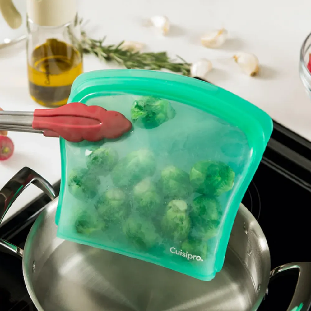 【CUISIPRO】白金矽膠密封食物袋 白2L / 環保密封袋 保鮮收納袋 春節禮品 年末送禮 歷史價格詳細信息