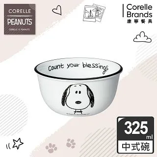 【美國康寧 CORELLE】SNOOPY 復刻黑白325ml飯碗(411) 歷史價格詳細信息