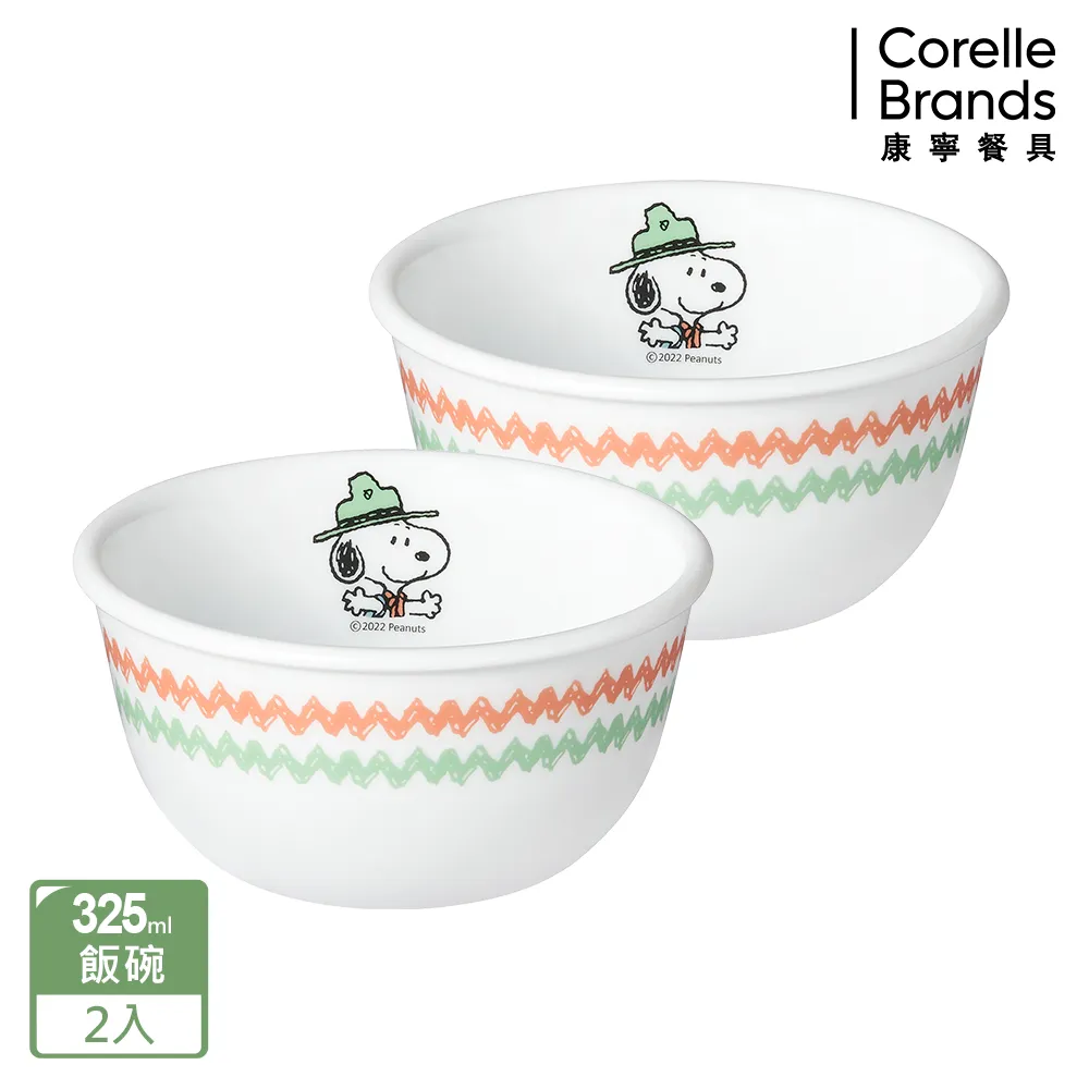 【美國康寧 CORELLE】SNOOPY 露營趣325ml中式飯碗(411) 歷史價格詳細信息