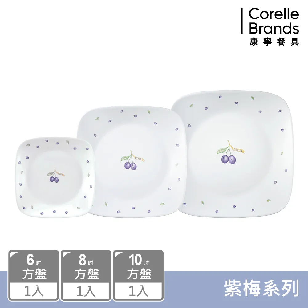 【美國康寧 CORELLE】紫梅紫梅3件式餐盤組(10吋盤X2+10微波蓋) 歷史價格詳細信息