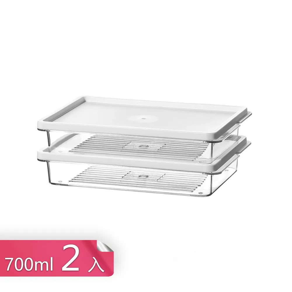 日式冰箱收納盒 透明保鮮盒 廚房儲物密封罐 食物整理收納盒│大號 歷史價格詳細信息