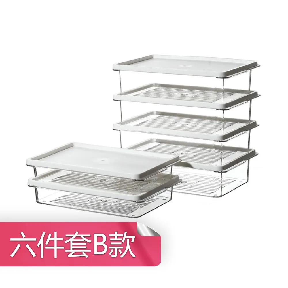 家居收納 家用冰箱食物4個裝方形冷凍盒子透明帶蓋凍肉盒蔥姜蒜分類保鮮盒 歷史價格詳細信息