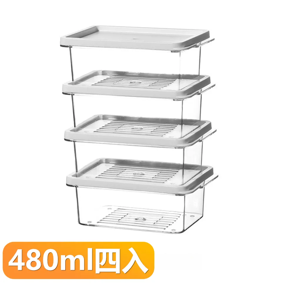 日式冰箱收納盒 透明保鮮盒 廚房儲物密封罐 食物整理收納盒│大號 歷史價格詳細信息