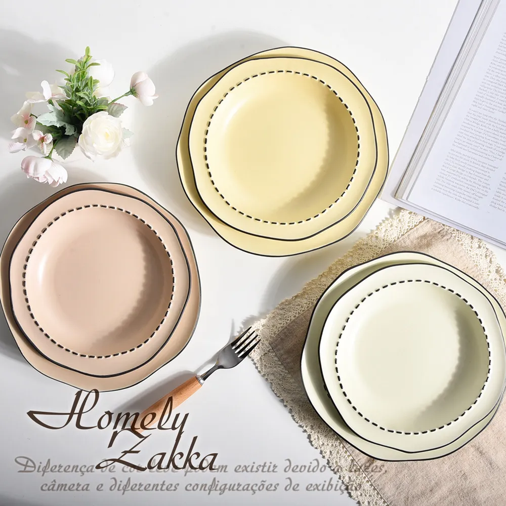 北歐啞光咖啡杯碟家用復古下午茶具套裝簡約純色精致花茶杯陶瓷杯~特價 歷史價格詳細信息