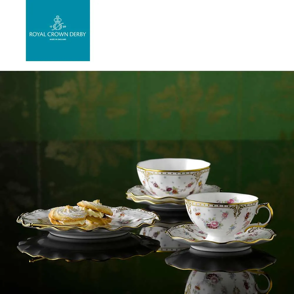 英國Royal Crown Derby-皇家安東尼特系列-26CM盤-原裝彩盒 歷史價格詳細信息