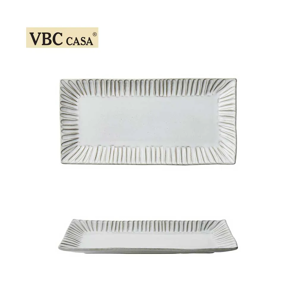 義大利VBC casa-FONDACO系列-26cm小長方盤-復古灰藍 歷史價格詳細信息