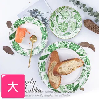 【Homely Zakka】北歐創意輕奢風立體豎條紋陶瓷餐具_圓形湯盤(珍珠白) 歷史價格詳細信息