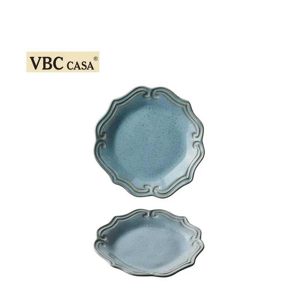 義大利VBC casa-FONDACO系列-26cm小長方盤-復古灰藍 歷史價格詳細信息