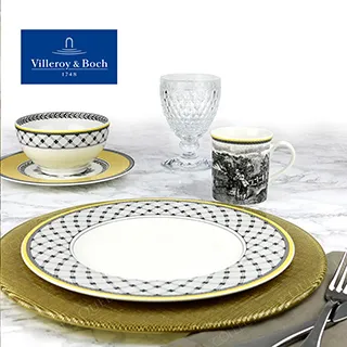 德國Villeroy&Boch-奧頓系列-22cm圓盤-Fleur黃邊花環 歷史價格詳細信息
