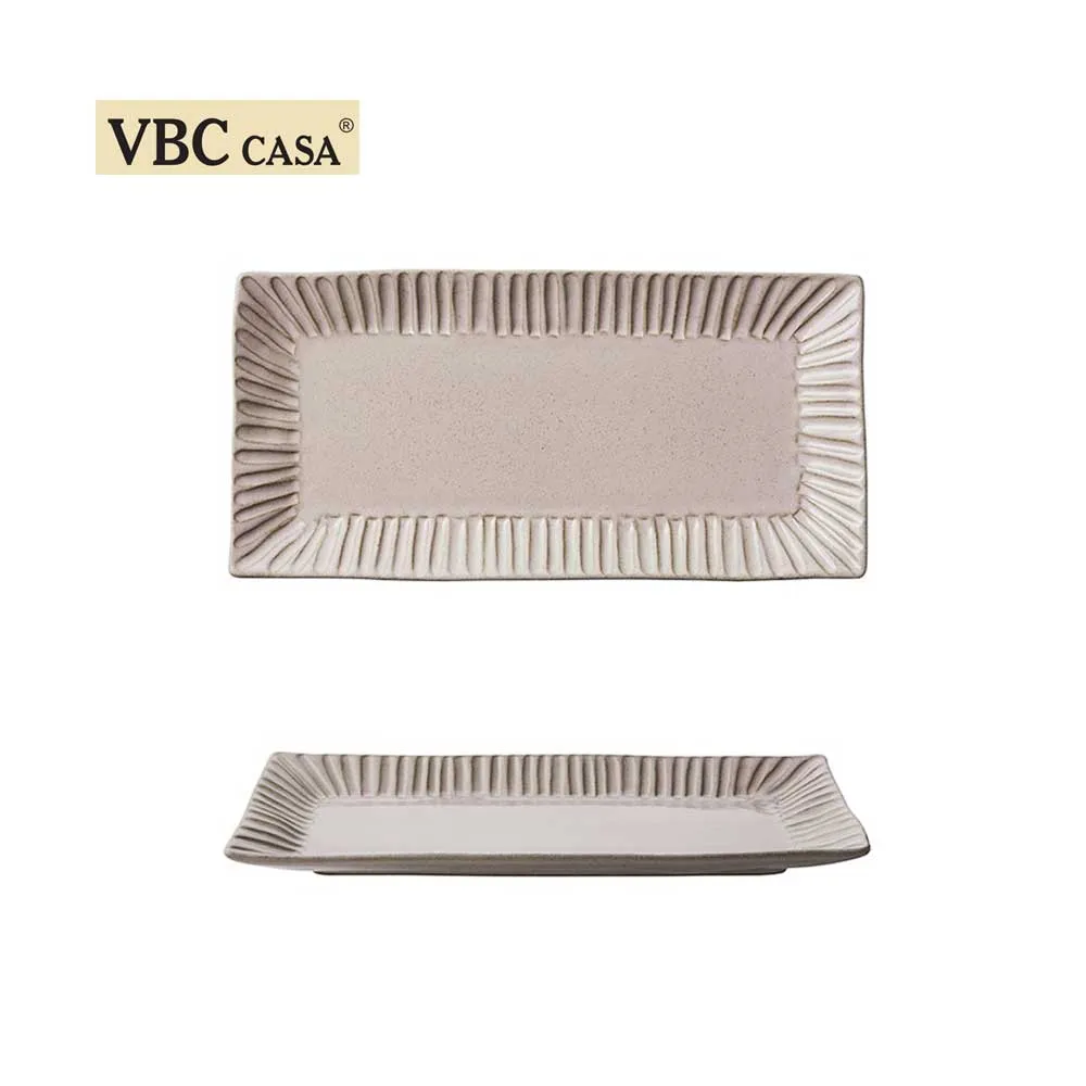 義大利VBC casa-FONDACO系列-26cm小長方盤-復古灰藍 歷史價格詳細信息