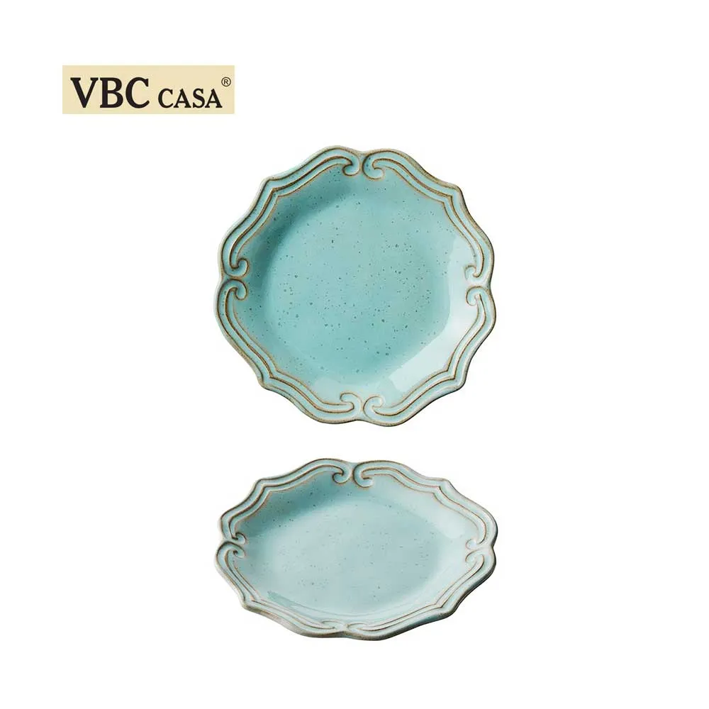 義大利VBC casa-FONDACO系列-26cm小長方盤-復古灰藍 歷史價格詳細信息