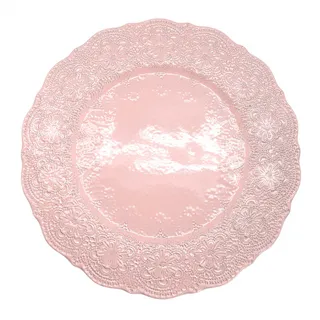 義大利VBC casa-手工浮雕蕾絲系列（粉紅色）8.5oz(240ml)早餐杯盤組 歷史價格詳細信息