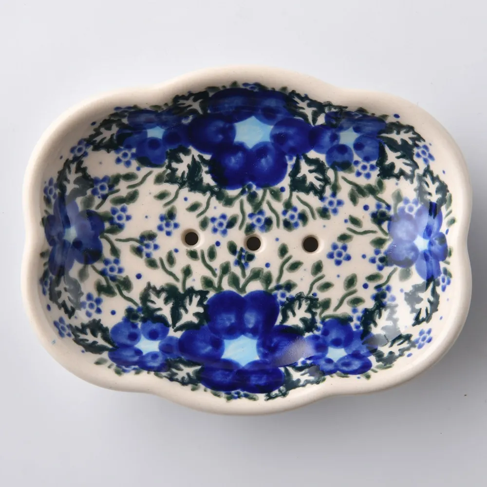 波蘭陶 青花涼夏系列 分隔盤 28x19cm 波蘭手工製 歷史價格詳細信息