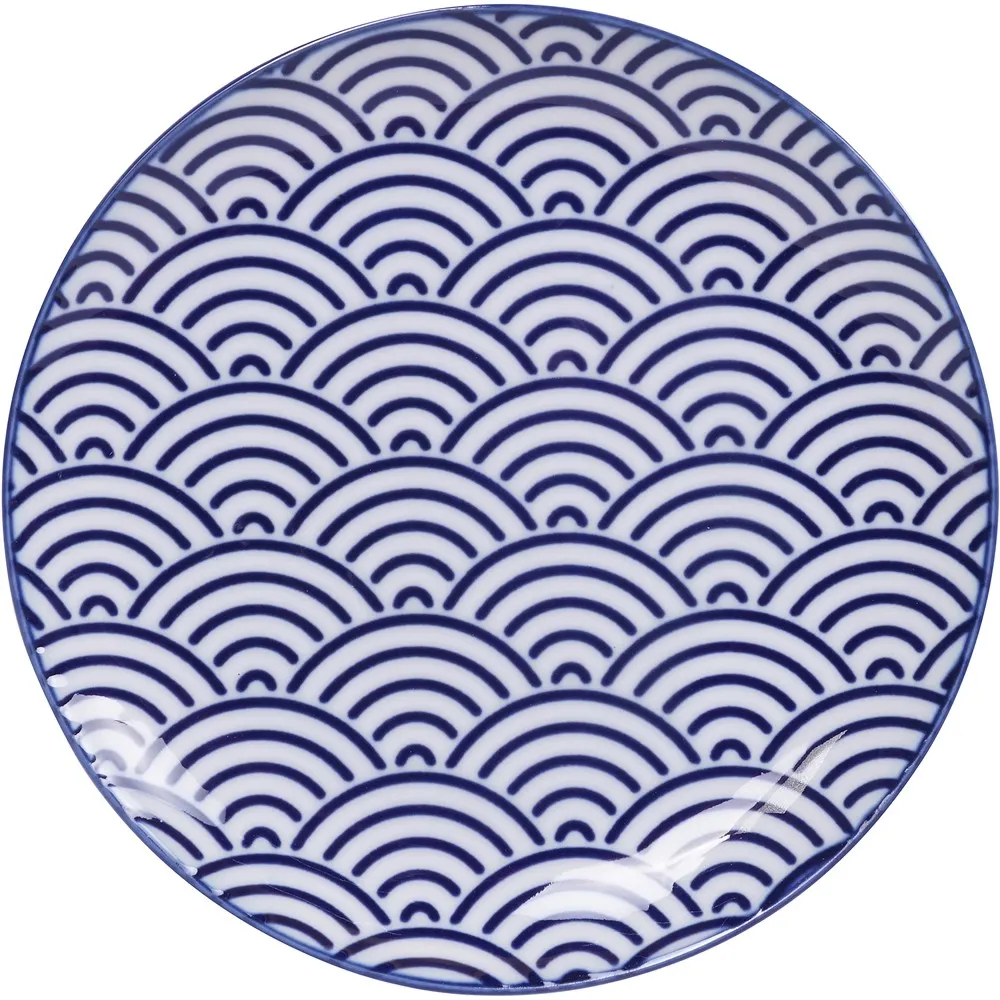 Tokyo Design 瓷製餐盤(浪紋黑16cm) 歷史價格詳細信息