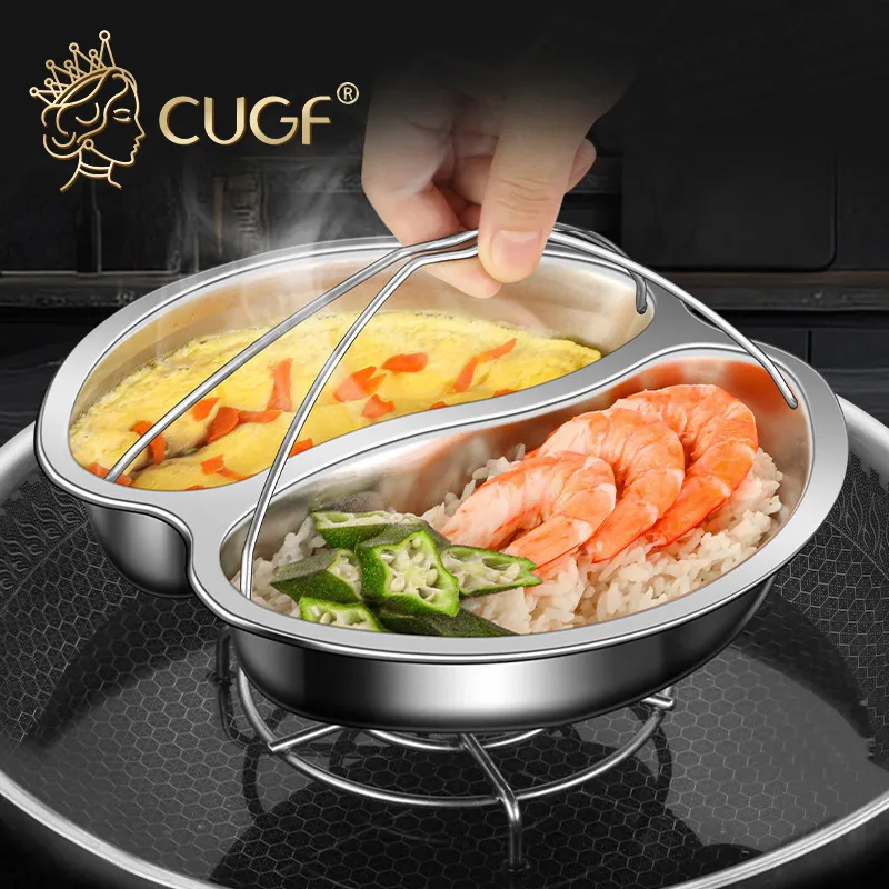 蒸籠304不鏽鋼蒸格蒸器電飯鍋蒸架隔水燉蒸魚架三角架家用蒸盤 歷史價格詳細信息