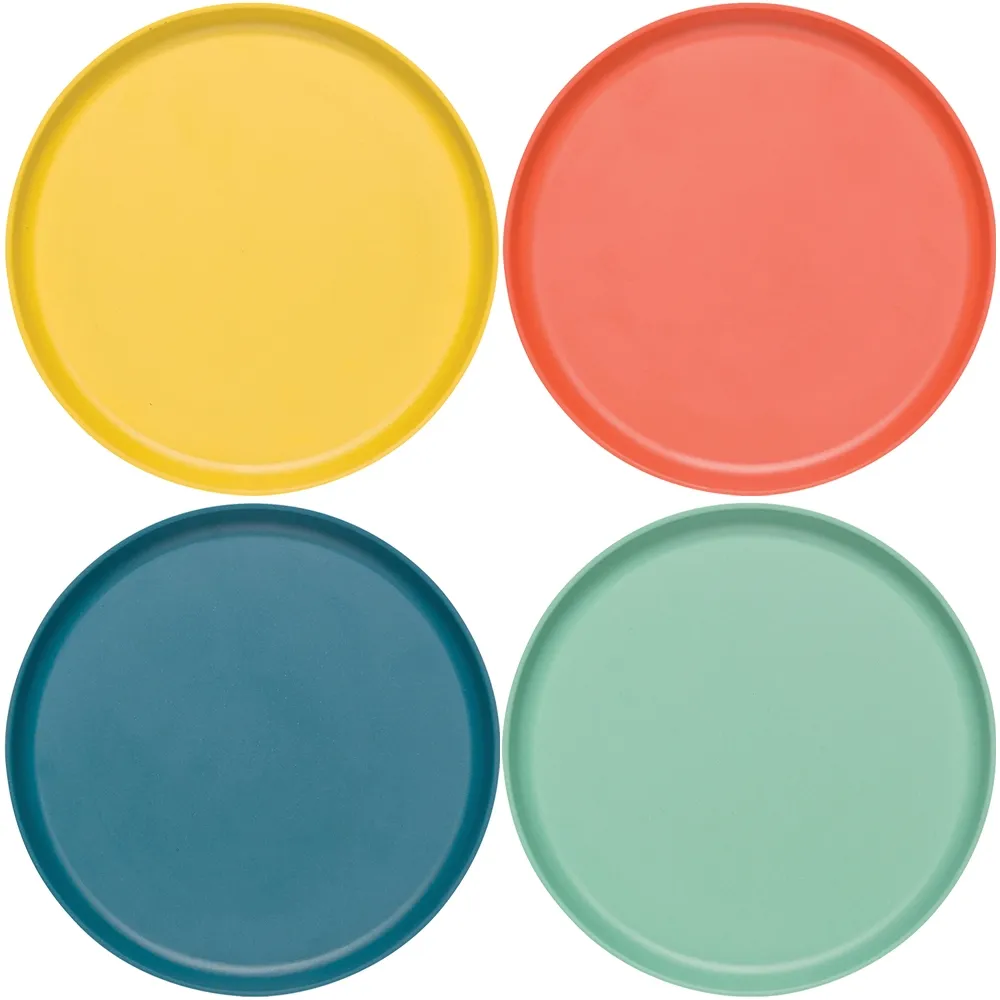 【NOW】Ecologie竹纖維淺餐碗4入 綠藍橘黃  / 飯碗 湯碗 歷史價格詳細信息