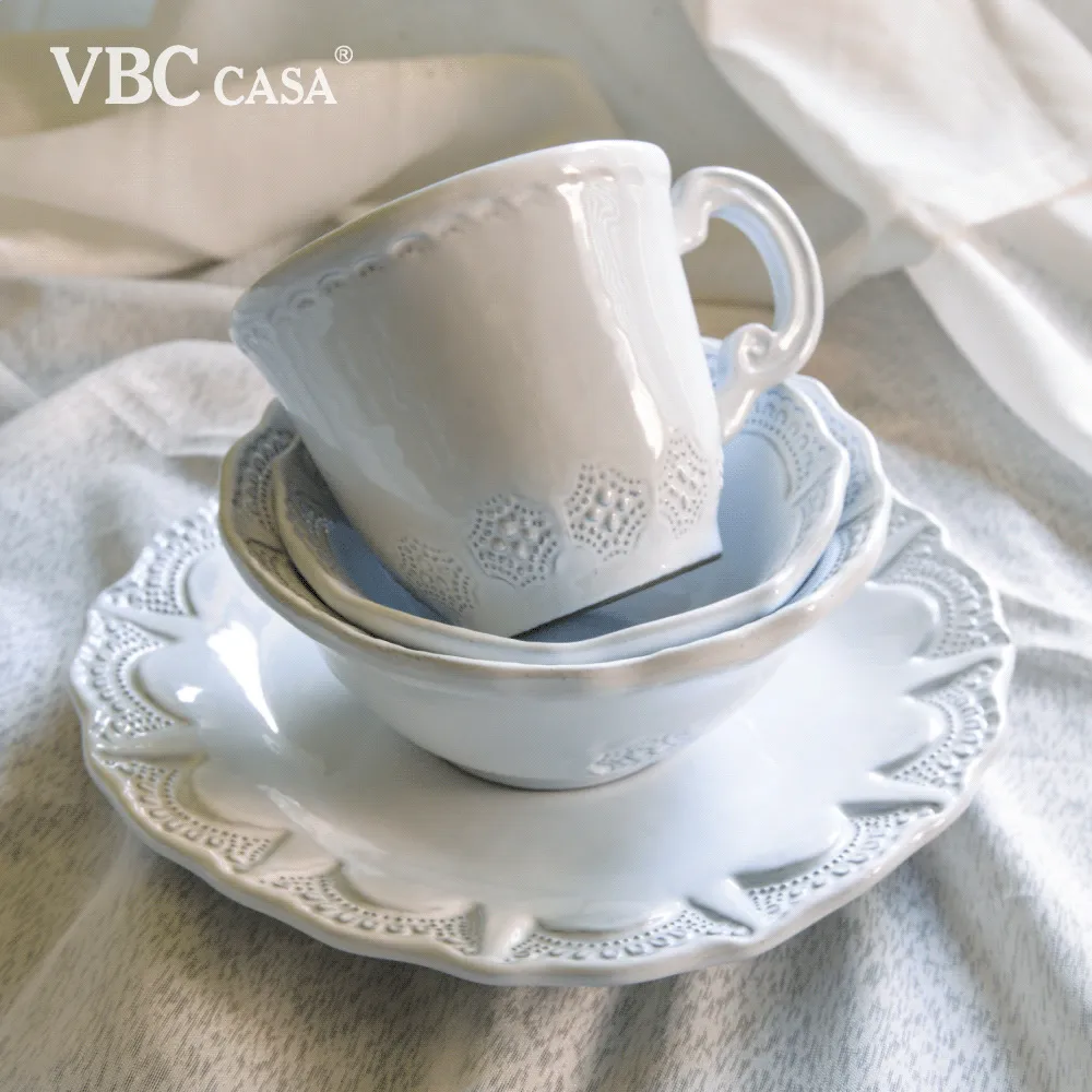 義大利VBC casa-白色條紋系列-碗盤3件組(沙拉盤+有角碗+飯碗) 歷史價格詳細信息