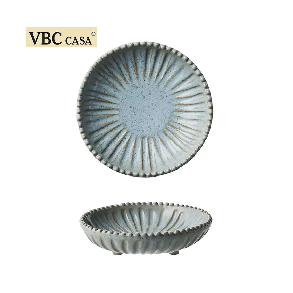 義大利VBC casa-FONDACO系列-26cm小長方盤-復古灰藍 歷史價格詳細信息